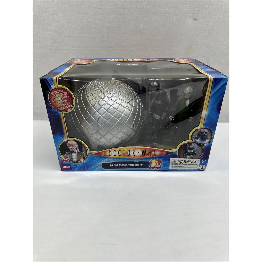 DOCTOR WHO The Time Warrior Collectors' Set Third Doctor Linx Sontaran Ship NEW